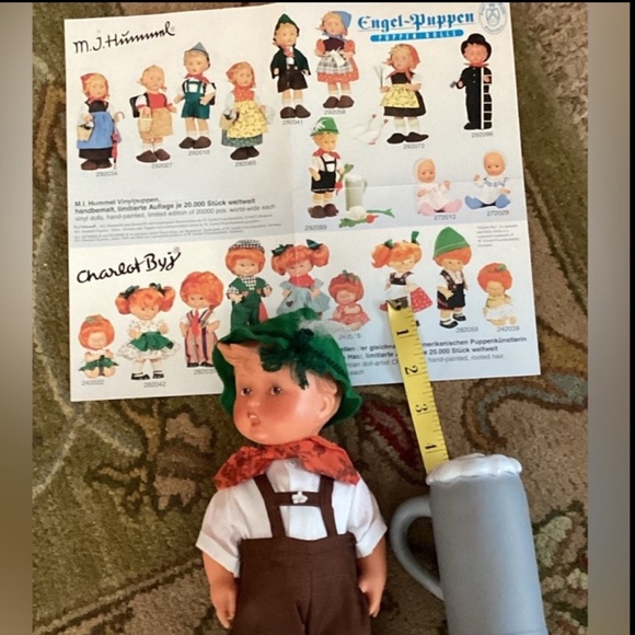 🏞  Fly Fishing Mug Folkcraft Stoneware  RETIRED - Picture 9 of 16